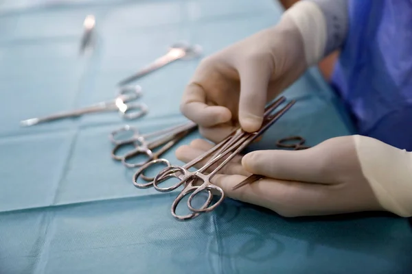 Hospital Africano Teatro Operaciones Cirugía Pediátrica Instrumentos Quirúrgicos Benín — Foto de Stock