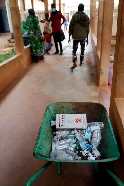 Африканська Лікарня Виродок Порожня Упаковка Медикаментів Бенін — стокове фото