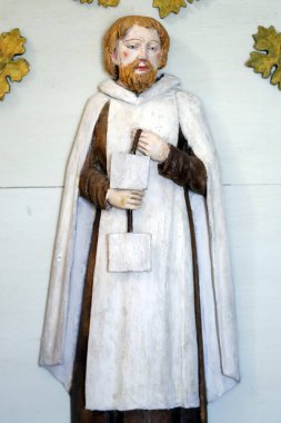 Tadilattan sonra La Combe Barok Şapeli. Aziz Simon. Fransa. 