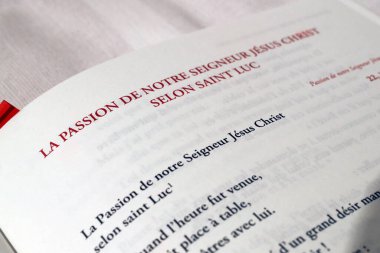 Kutsal hafta. Paskalya kutlamaları için edebiyat kitabı (okutman). İsviçre.