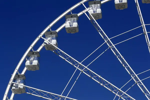 Ferris Wheel Porto Antico Porto Antigo Génova Itália — Fotografia de Stock
