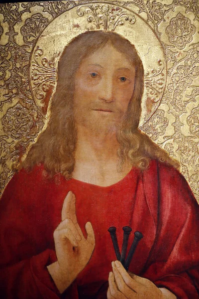 Annecy Kastély Múzeumban Áldott Krisztus Század Franciaország — Stock Fotó