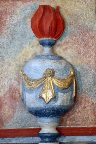 Saint Nicolas Veroce 바로크 양식의 예배당 프랑스의 — 스톡 사진