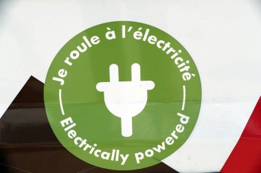 Saint Gervais 'te bir tesis. Elektrik yüklendi. Bedava, kolay ve yeşil ulaşım. Fransa. 