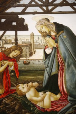 Jacquemart-Andre Müzesi. Doğum sahnesi. 15. yüzyıl. Paris mi? Fransa. 