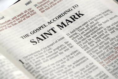 Wesleyan Metodist Kilisesi. Açık İncil. Aziz Mark 'ın İncili. 