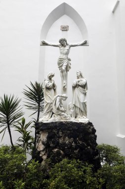 Aziz Peter ve Paul Kilisesi. Çarmıha gerilme. İsa çarmıhta öldü. Singapur. 