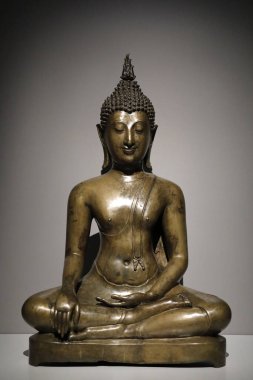 Asya Sivil Müzesi. Oturan Buda. Tayland ve Sukhothai. 15. yüzyıl. Bronz. Singapur. 