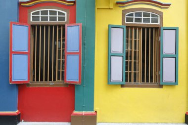 Tan Teng Niah 'ın tarihi villası, Küçük Hindistan' da öncü bir Çinli işadamı. Singapur. 