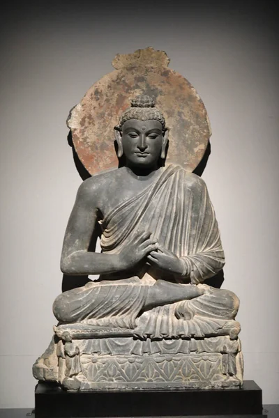 Asya Sivil Müzesi. Buda öğretisi. Gandhara. 4. yüzyıl. Şist. Singapur. 