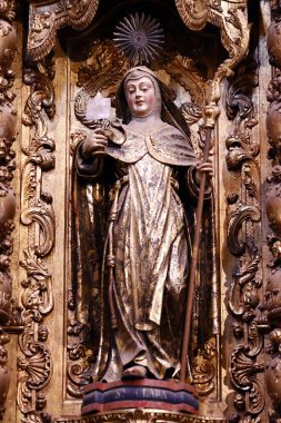 Saint Francis Gotik Kilisesi (Igreja de Sao Francisco). Assisi 'den Clare. Porto. Portekiz. 