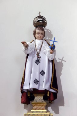 Aziz Fautine Kilisesi. Yüce İsa. Heykel. Peso Da Regua. Portekiz. 