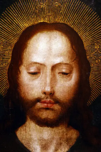 Porto Misericordia Müzesi. Gregorio Lopes (ca.1490-1550). Portekizli ressam. İsa 'nın Kutsal Yüzü. Porto. Portekiz. 