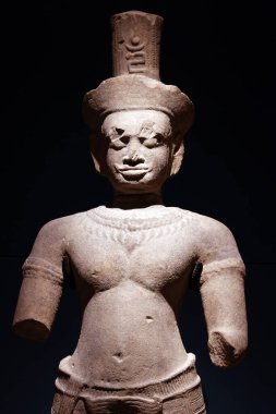 Bangkok Ulusal Müzesi. Shiva. Kamboçya. 12. yüzyıl. Tayland.
