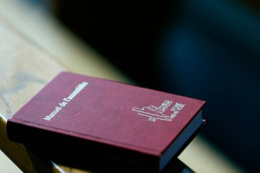 Sacred Heart Kilisesi. Kitle kitabı. Sion. İsviçre. 