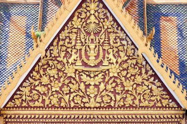 Kraliyet sarayı kompleksi. Khmer tarzı çatı mimarisi. Phnom Penh; Kamboçya. 