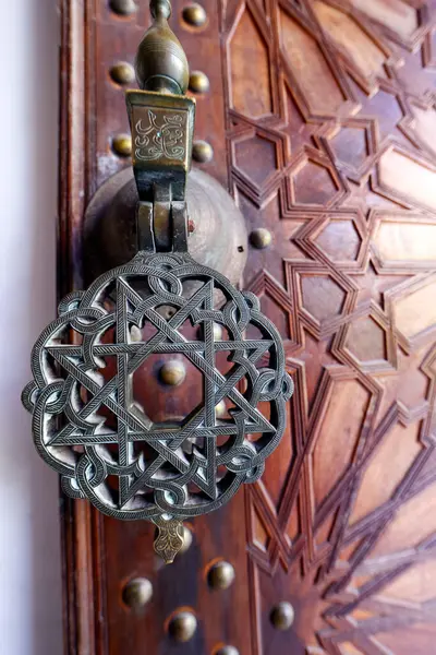 The Great Paris Mosque. Islamic door decoration. France.