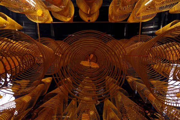 캔터베리 캔터베리 천장에서 걸려있는 나선형 있어요 베트남 — 스톡 사진