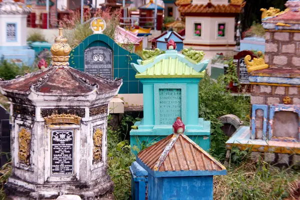 Een Phuoc Boeddhistische Pagode Boeddhistische Begraafplaats Vietnam — Stockfoto