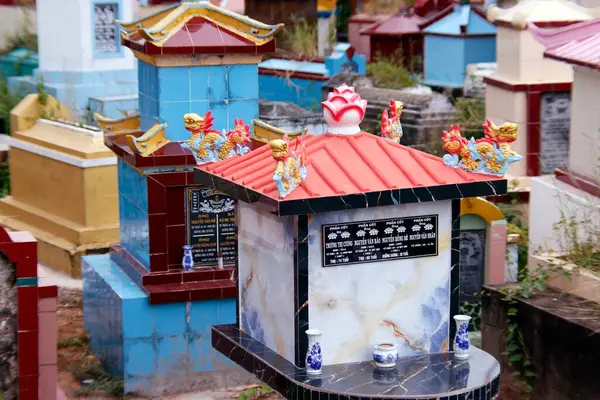 Een Phuoc Boeddhistische Pagode Boeddhistische Begraafplaats Vietnam — Stockfoto