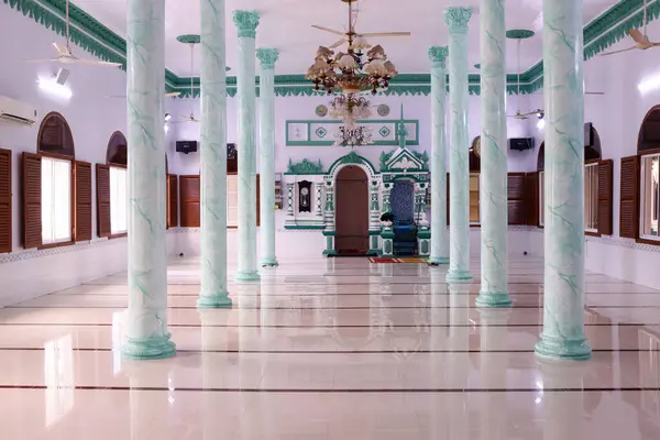 Mosquée Masjid Nia Mah Salle Prière Avec Minbar Mihrab Viêt — Photo