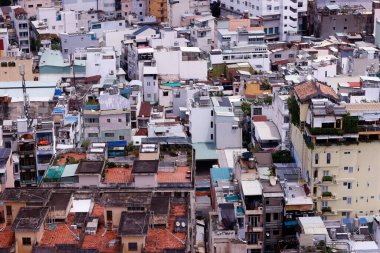 Ho Chi Minh City havadan görünümü. 