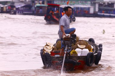 Mekong Delta 'da yüzen pazar olabilir mi?.