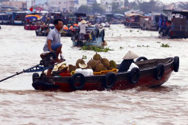 Mekong Delta 'da yüzen pazar olabilir mi?.