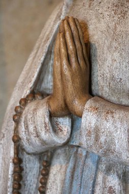 La Verne Manastırı. (12. yüzyıldan 18. yüzyıla kadar eski Kartaca manastırı). Notre-Dame de Lourdes. Fransa.