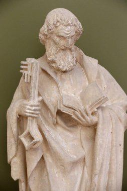 Brou Kraliyet Manastırı. Aziz Peter, 15. yüzyıl. Fransa.