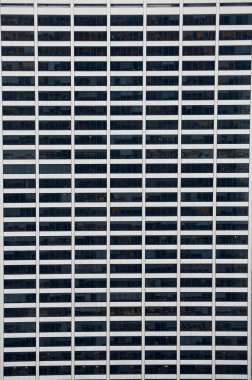 New York yapısı. Binanın pencereleri. Mimarlık. - New York. ABD. 