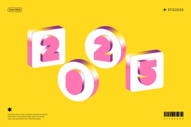 2025 Yeni Yıl Kutlaması Mutlu Yıllar Havai fişekleri, 31 Aralık geceyarısına geri sayım