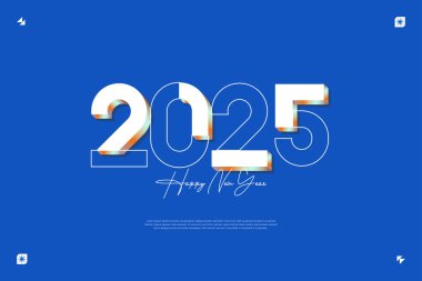 2025 Yeni Yıl Kutlaması Mutlu Yıllar Havai fişekleri, 31 Aralık geceyarısına geri sayım