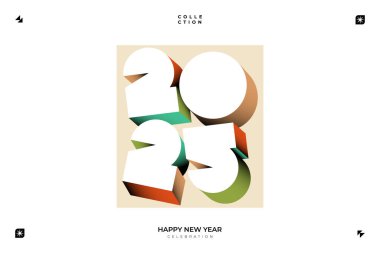 2025 Yeni Yıl Kutlaması Mutlu Yıllar Havai fişekleri, 31 Aralık geceyarısına geri sayım