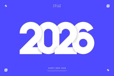 Canlı ve modern bir tasarım 2026 yılını dinamik renk kombinasyonlarıyla sergiliyor.