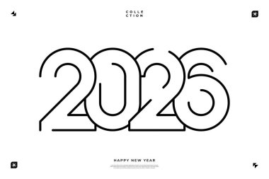 Canlı ve modern bir tasarım 2026 yılını dinamik renk kombinasyonlarıyla sergiliyor.