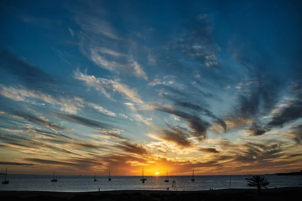 Beautiful Sunset Beach Summer Time — Fotografia de Stock
