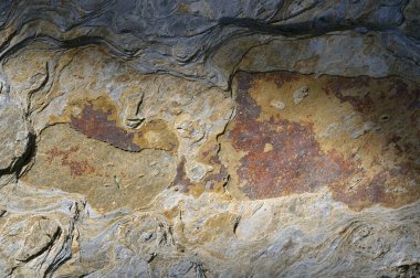 Çatlaklı kahverengi rengin kabataslak arkaplanı