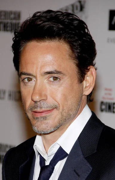 Robert Downey Americké Cinematheque Award Vyznamenání Robert Downey Konané Hotelu — Stock fotografie