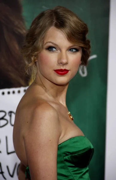Cantante Taylor Swift Alla Prima Los Angeles Easy Tenutasi Grauman — Foto Stock