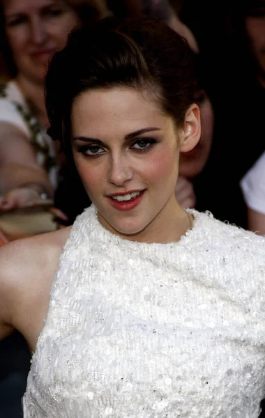 Aktorka Kristen Stewart Premierze Filmu Twilight Saga Eclipse Który Odbył — Zdjęcie stockowe