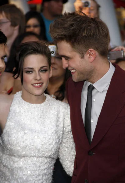Kristen Stewart Robert Pattinson Twilight Saga Eclipse Los Angeles Premierjén — Stock Fotó