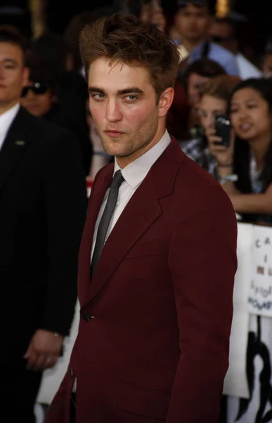Robert Pattinson Színész Los Angeles Twilight Saga Eclipse Premierjén Nokia — Stock Fotó