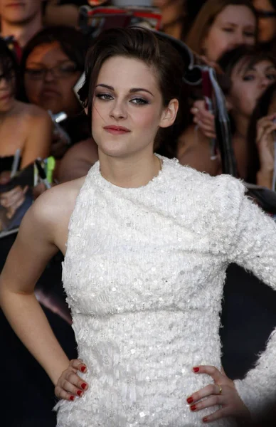 Actress Kristen Stewart Los Angeles Premiere Twilight Saga Eclipse Held — Stock Photo, Image
