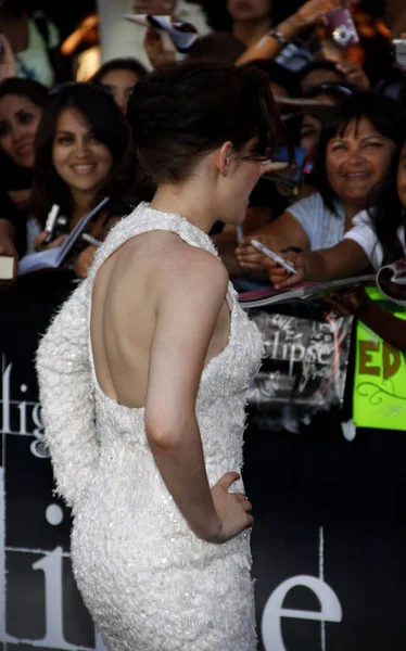 Aktris Kristen Stewart Premier Los Angeles Twilight Saga Eclipse Diadakan — Stok Foto