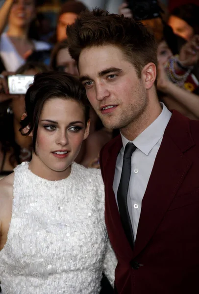 Kristen Stewart Robert Pattinson Estreno Los Ángeles Twilight Saga Eclipse —  Fotos de Stock
