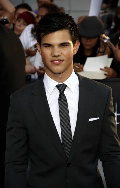Taylor Lautner Premiéře Filmu Twilight Saga Eclipse Kině Nokia Live — Stock fotografie