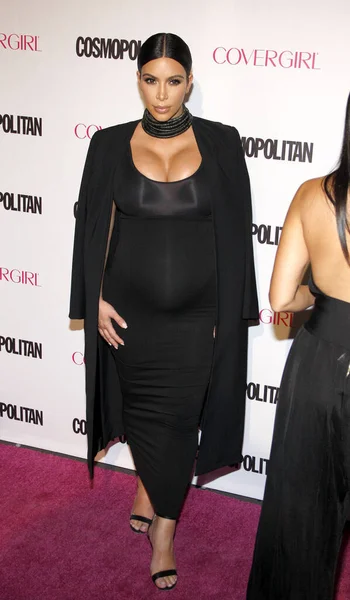 Kim Kardashian Bei Der Feier Zum Geburtstag Des Cosmopolitan Magazine — Stockfoto