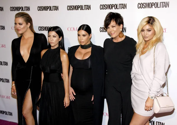 Khloe Kardashian Kourtney Kardashian Kim Kardashian Kris Jenner Και Kylie — Φωτογραφία Αρχείου