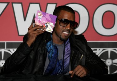 Kanye West fan event and in-store signing of his new album release 'Graduation' held at the Virgin Megastore in Hollywood, USA on September 13, 2007.